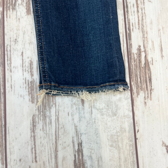 Rag & Bone Orson Skinny Capri Jeans Dark Wash Raw Hem Size 24 NWT - Picture 10 of 16
